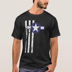 D Day Normandy Invasion Stripes Air Corps Roundel T-Shirt