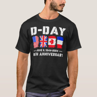 D Day Normandy Landings 80Th Anniversary T Shirt 1