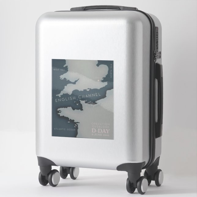 D-Day Operation overlord Military poster. (Suitcase)