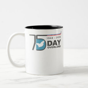 D-Day Overlord 1944 2019 Commemorations 75 Two-Tone Coffee Mug