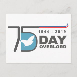 D-Day Overlord Normandie 1944-2019 Postcard