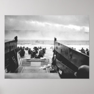 D-Day Poster - Omaha Beach
