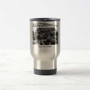 D-Day Soldiers In A Higgins Boat Travel Mug