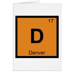 D - Denver Colorado City Chemistry Periodic Table