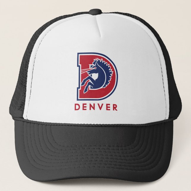 D Denver Logo Trucker Hat (Front)