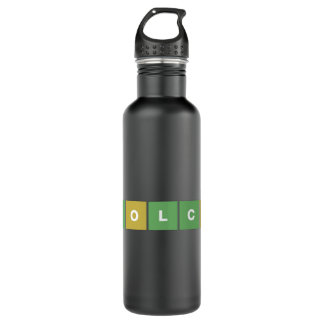 D E L C O - Wordle  710 Ml Water Bottle