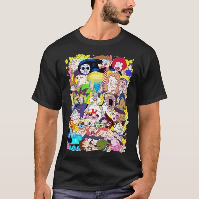 D Electro Component Meat Canyon Merch Cartoon Gift T-Shirt (Front)