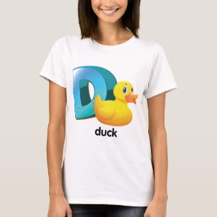 D For Duck Womens T-Shirt
