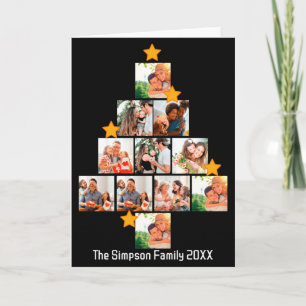 D Fun Family Christmas 11 Photo Collage Baby Card