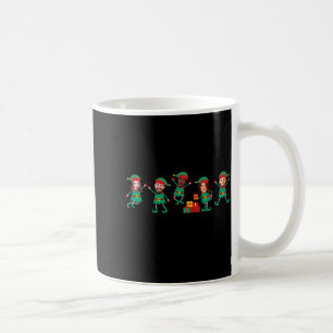D Funny Face Photo Christmas Elf  Coffee Mug