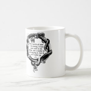 D.H. Lawrence Quote Mug, Snake Mug
