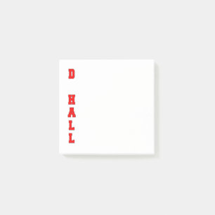 D Hall Post-it Notes