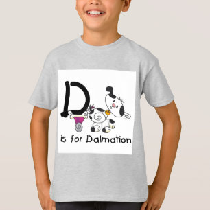 D is for Dalmation T-shirts and Gifts