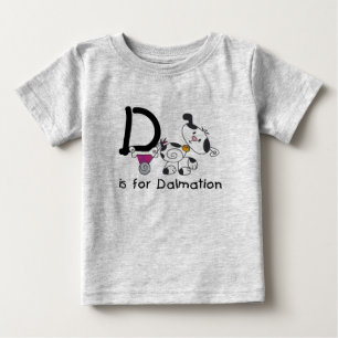 D is for Dalmation T-shirts and Gifts