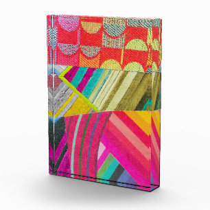 D is for diagonals and curves collage photo block