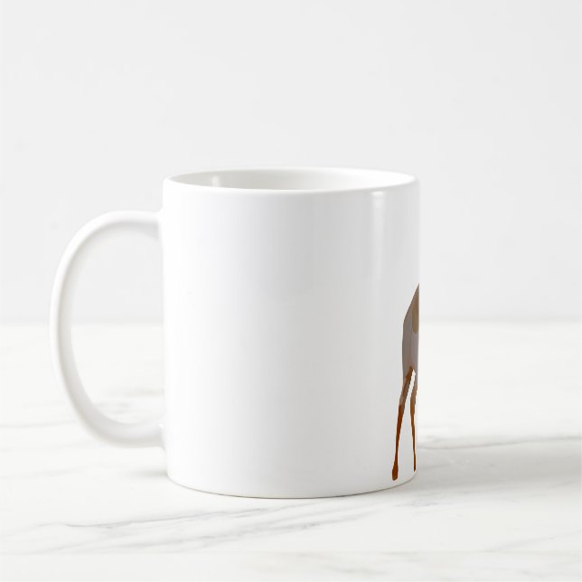 D is for Dik Dik Antelope Coffee Mug (Left)