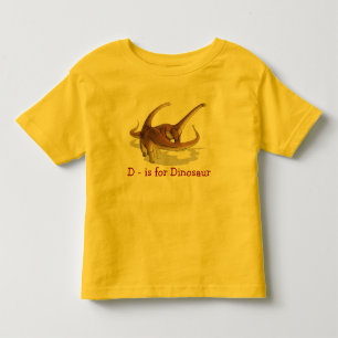 D is for Dinosaur Alamosaurus Toddler T-Shirt