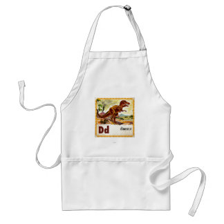 D is for Dinosaur Standard Apron