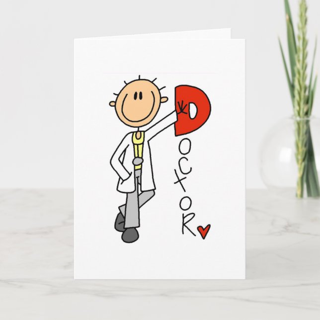 D is for Doctor Card (Front)