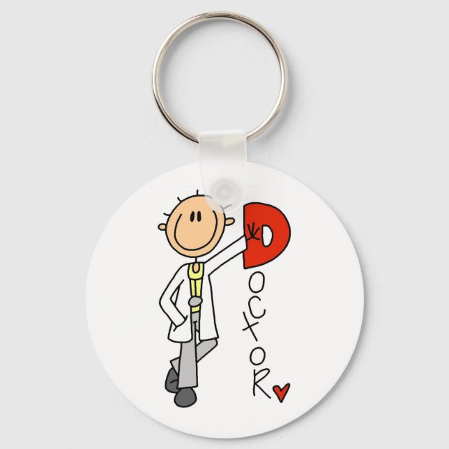 D is for Doctor Key Ring (Front)