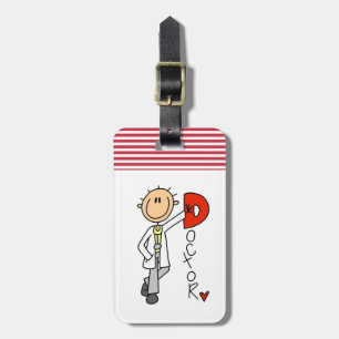 D is for Doctor Luggage Tag