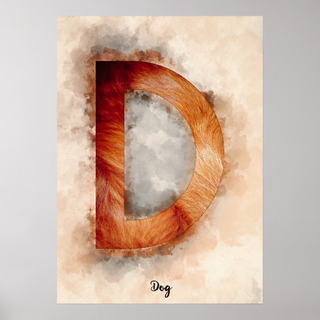 D is for Dog Poster (Front)