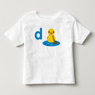 D is for Duck Toddler T-Shirt
