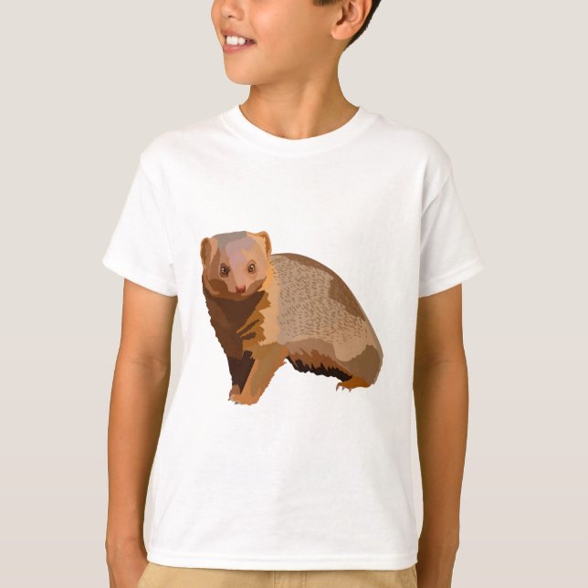 D is for Dwarf Mongoose  T-Shirt (Front)
