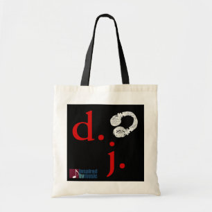 d.j. tote bag