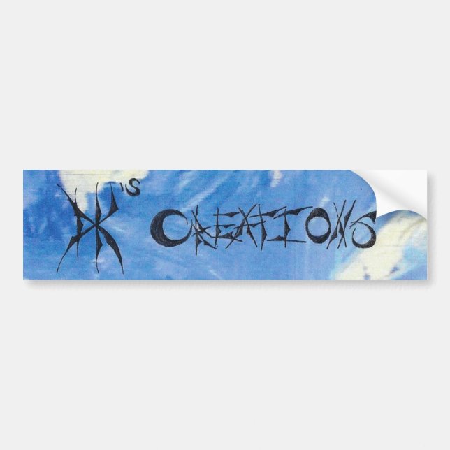 D.K.'s Creations Logo Bumpersticker Bumper Sticker (Front)
