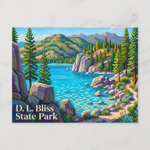 D. L. Bliss State Park California Postcard
