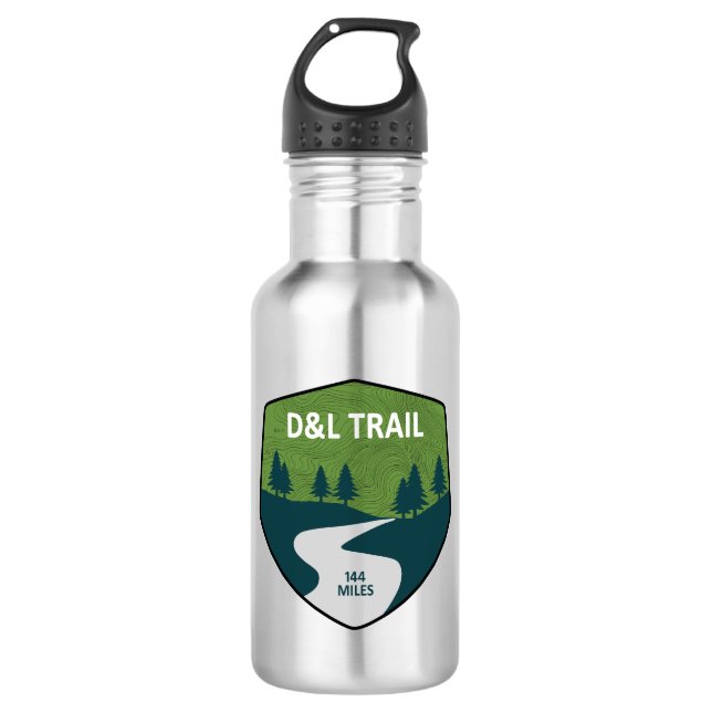 D&L Trail Pennsylvania 532 Ml Water Bottle (Front)