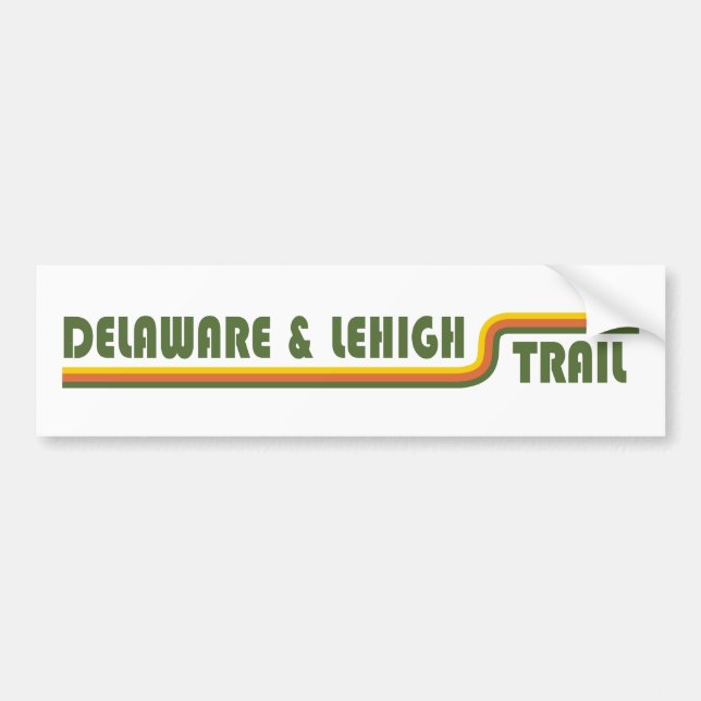 D&L Trail Pennsylvania Bumper Sticker (Front)