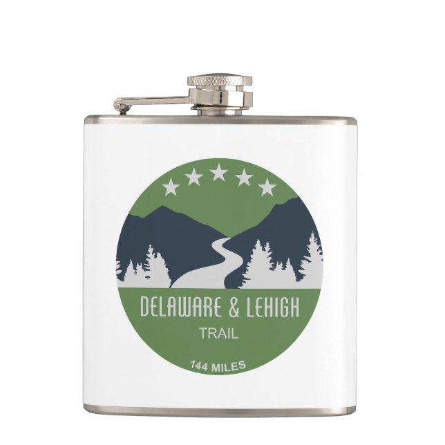 D&L Trail Pennsylvania Hip Flask (Front)