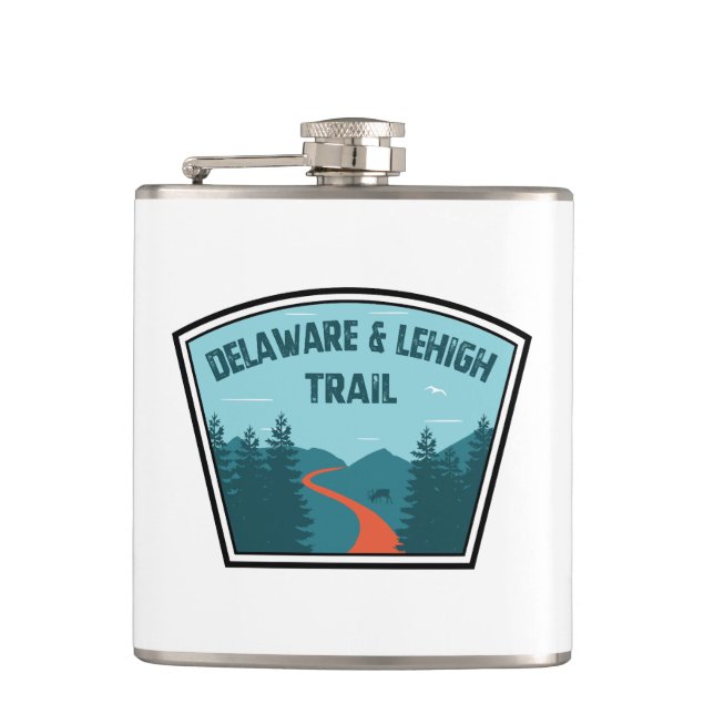 D&L Trail Pennsylvania Hip Flask (Front)