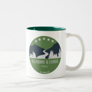 D&L Trail Pennsylvania Two-Tone Coffee Mug