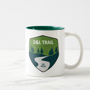 D&L Trail Pennsylvania Two-Tone Coffee Mug