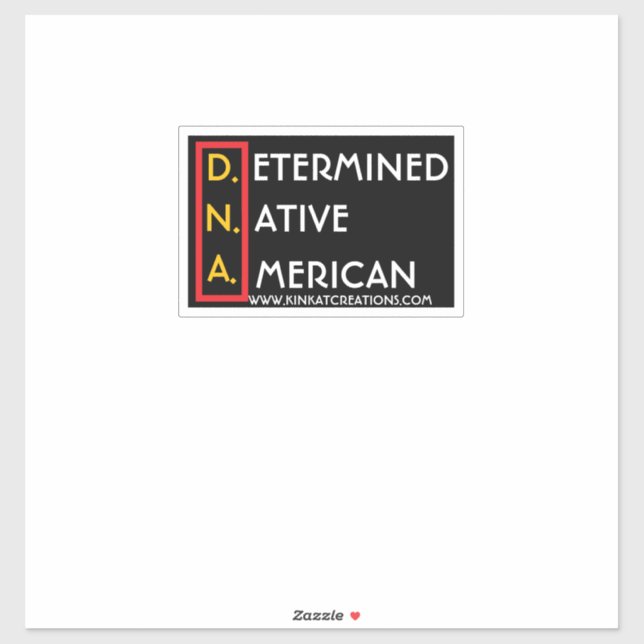 D.N.A. (RYBW) - Determined Native American (Sheet)