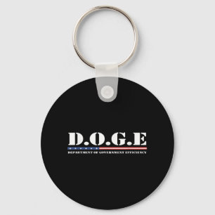 D.o.g.e. Department Of Government Efficiency Funny Key Ring