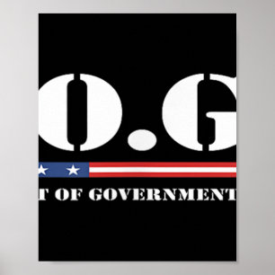 D.o.g.e. Department Of Government Efficiency Funny Poster