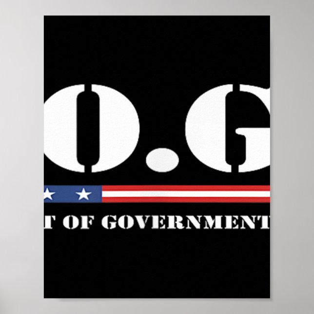 D.o.g.e. Department Of Government Efficiency Funny Poster (Front)