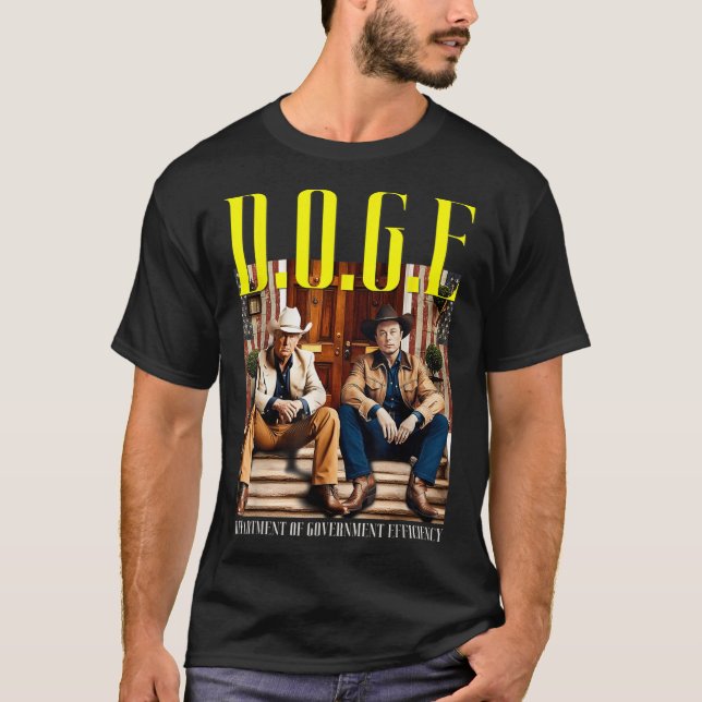 D.o.g.e. Department Of Government Efficiency Tee (Front)