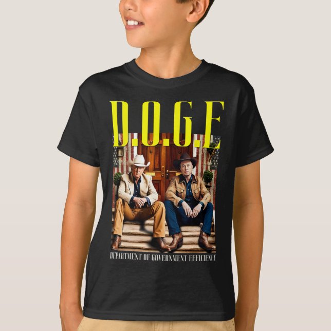 D.o.g.e. Department Of Government Efficiency Tee D (Front)