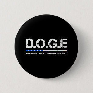 D.o.g.e Doge Department Of Government Efficiency  6 Cm Round Badge