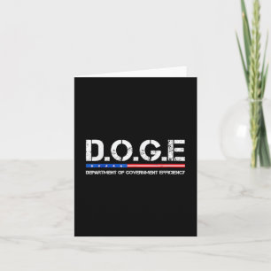 D.o.g.e Doge Department Of Government Efficiency  Card