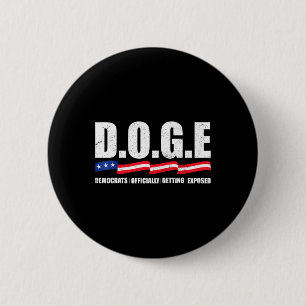 D.o.g.e Doge Department Of Government Efficiency T 6 Cm Round Badge