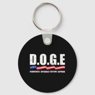D.o.g.e Doge Department Of Government Efficiency T Key Ring