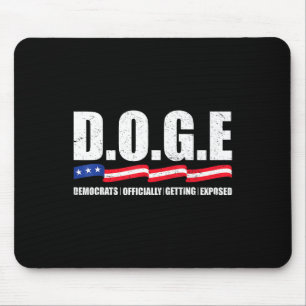 D.o.g.e Doge Department Of Government Efficiency T Mouse Mat