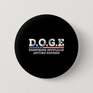 D.o.g.e Doge Department Of Government Efficiency U 6 Cm Round Badge