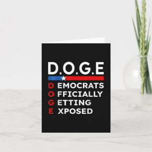 D.o.g.e Doge Department Of Government Efficiency U Card
